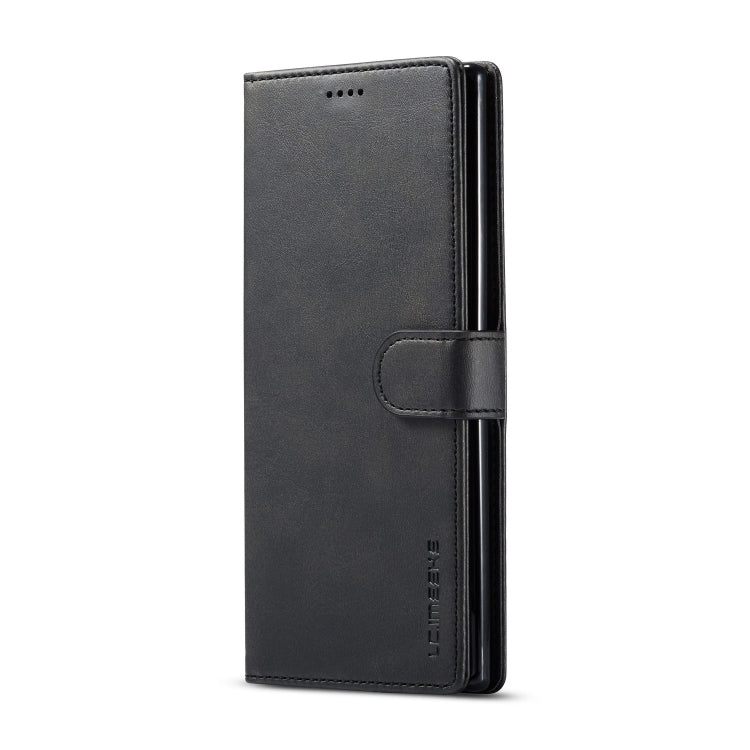 For Galaxy Note 10 Plus LC.IMEEKE Calf Texture Horizontal Flip Leather Case, with Holder & Card Slots & Wallet(Black) - Galaxy Phone Cases by LC.IMEEKE | Online Shopping UK | buy2fix