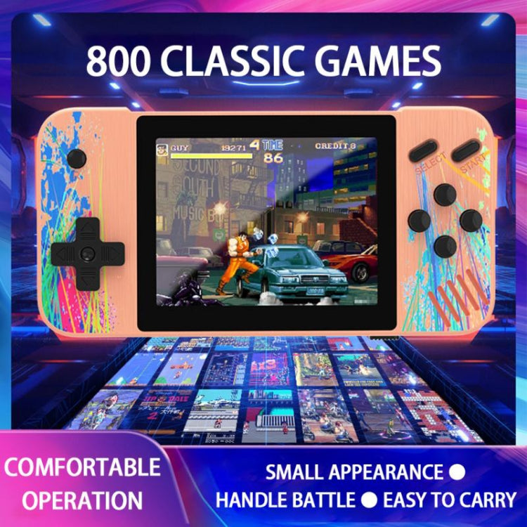 G3 Macaron 3.5 inch Screen Handheld Game Console for Dual Players Built-in 800 Games(Blue) - Pocket Console by buy2fix | Online Shopping UK | buy2fix