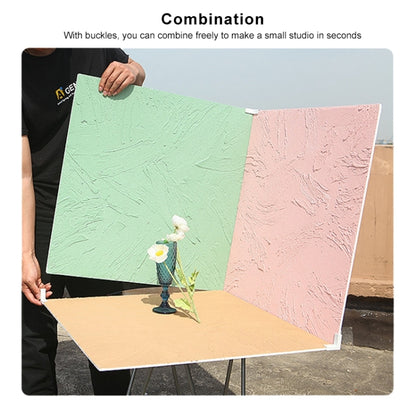 80 x 60cm Retro PVC Cement Texture Board Photography Backdrops Board(Soot Pink) - Camera Accessories by buy2fix | Online Shopping UK | buy2fix