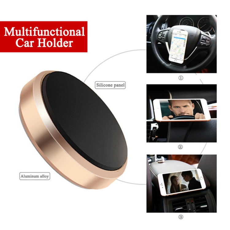 A8 Car Magnetic Phone Holder(Gold) - In Car by buy2fix | Online Shopping UK | buy2fix