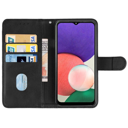 Leather Phone Case For Samsung Galaxy A22 5G SC-56B JP Version(Black) - Galaxy Phone Cases by buy2fix | Online Shopping UK | buy2fix