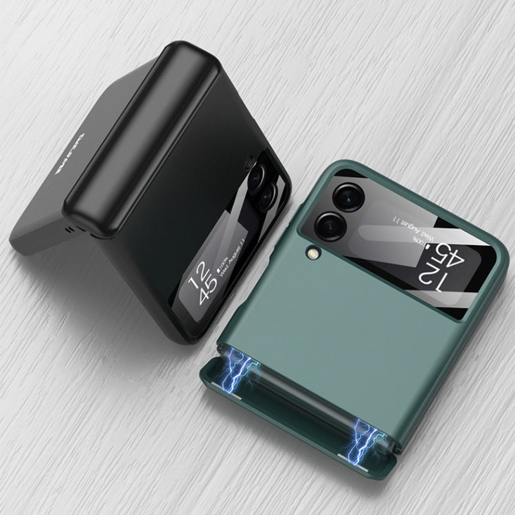 For Samsung Galaxy Z Flip3 5G GKK Magnetic Hinge Full Coverage Phone Case(Green) - Galaxy Phone Cases by GKK | Online Shopping UK | buy2fix