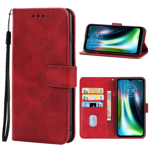 Leather Phone Case For Motorola Moto Defy 2021(Red) - Motorola Cases by buy2fix | Online Shopping UK | buy2fix