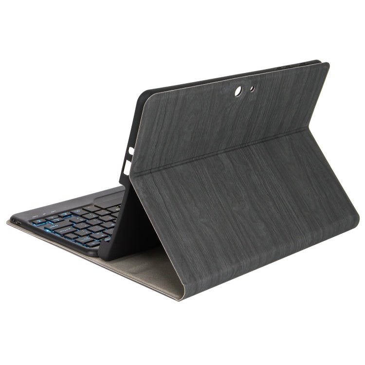 For Microsoft Surface Go 3 / 2 / 1 SFGOS Tri-color Backlit Tree Texture Bluetooth Keyboard Leather Case(Black + Black) - Mobile Accessories by buy2fix | Online Shopping UK | buy2fix