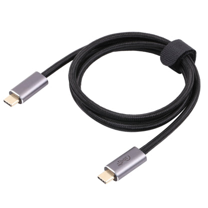 20Gbps USB 3.2 USB-C / Type-C Male to USB-C / Type-C Male Braided Data Cable, Cable Length:0.5m(Black) - Computer & Networking by buy2fix | Online Shopping UK | buy2fix