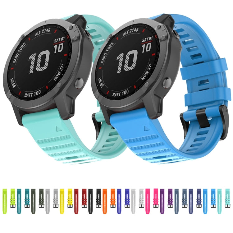 For Garmin Fenix 7X Silicone Watch Band(Orange) - Watch Bands by buy2fix | Online Shopping UK | buy2fix