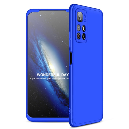 For Xiaomi Poco M4 Pro / Redmi Note 11 CN Version GKK Three Stage Splicing PC Phone Case(Blue) - Xiaomi Cases by GKK | Online Shopping UK | buy2fix