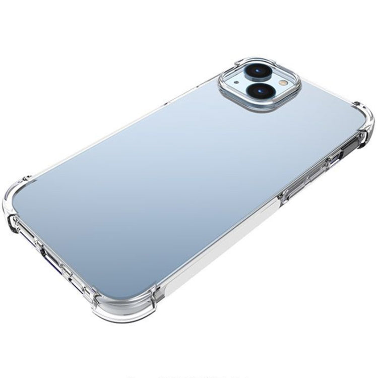 For iPhone 14 Shockproof TPU Phone Case  (Transparent) - iPhone 14 Cases by buy2fix | Online Shopping UK | buy2fix