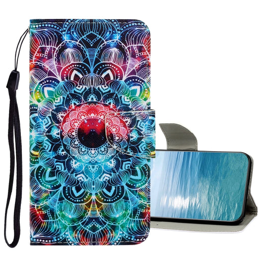 For Xiaomi Redmi 10C Colored Drawing Pattern Flip Leather Case(Mandala) - Xiaomi Cases by buy2fix | Online Shopping UK | buy2fix