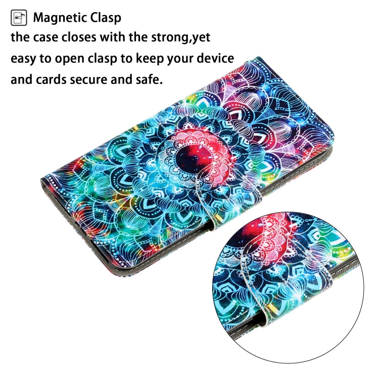 For Xiaomi Redmi 10C Colored Drawing Pattern Flip Leather Case(Mandala) - Xiaomi Cases by buy2fix | Online Shopping UK | buy2fix