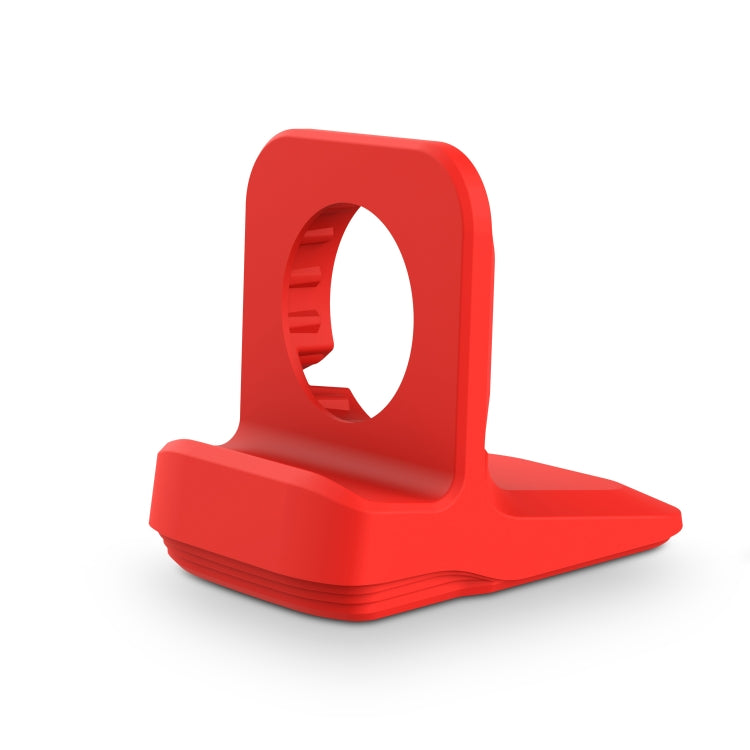 Silicone Charging Holder for Apple Watch(Red) - Charger / Holder by buy2fix | Online Shopping UK | buy2fix