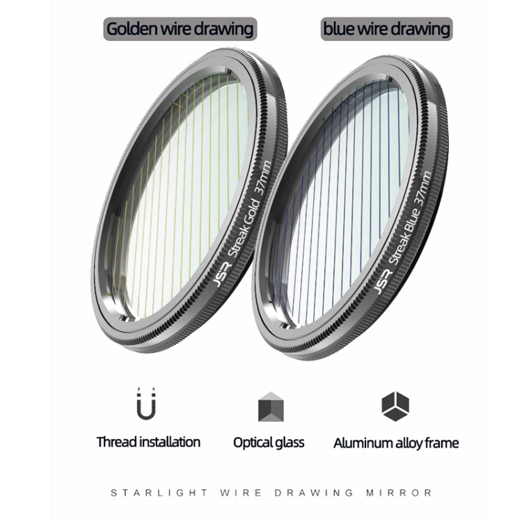 JSR Starlight Drawing Camera Lens Filter, Size:46mm(Streak Gold) - Other Filter by JSR | Online Shopping UK | buy2fix