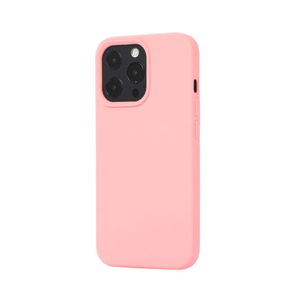 For iPhone 14 Liquid Silicone Phone Case (Sand Pink) - iPhone 14 Cases by buy2fix | Online Shopping UK | buy2fix