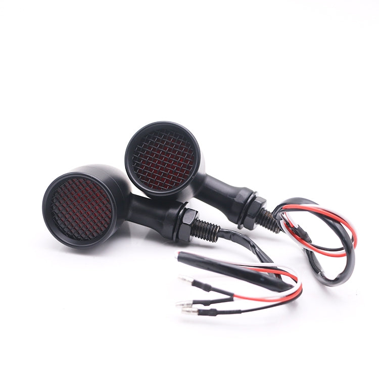 Z008 1 Pair 12V Modified Universal Motorcycle LED Turn Signal, Light Color:Yellow Light(Black) - In Car by buy2fix | Online Shopping UK | buy2fix