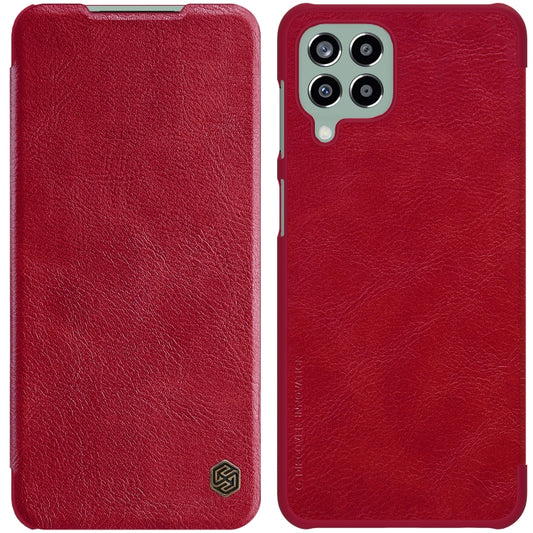 For Samsung Galaxy M33 5G NILLKIN QIN Series Crazy Horse Texture Leather Case(Red) - Galaxy Phone Cases by NILLKIN | Online Shopping UK | buy2fix