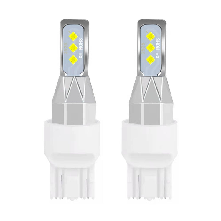 1 Pair 7440 DC 12V-24V 12W 1800LM Car LED Fog Light(Ice Blue Light) - In Car by buy2fix | Online Shopping UK | buy2fix