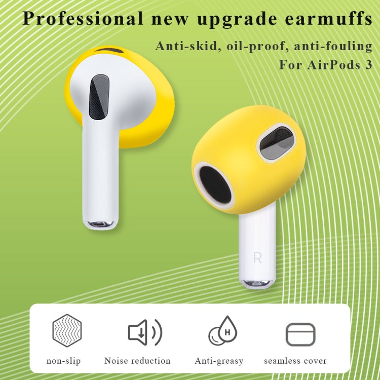 Ear Cap Silicone Protective Case for AirPods 3(White) - Apple Accessories by buy2fix | Online Shopping UK | buy2fix