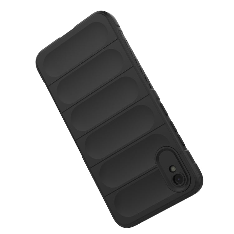 For Xiaomi Redmi 9A Magic Shield TPU + Flannel Phone Case(Dark Grey) - Xiaomi Cases by buy2fix | Online Shopping UK | buy2fix