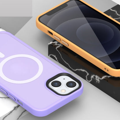 For iPhone 14 Pro Magsafe Magnetic Phone Case(Light Purple) - iPhone 14 Pro Cases by buy2fix | Online Shopping UK | buy2fix