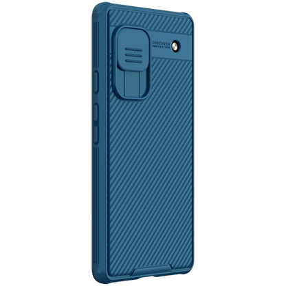 For Google Pixel 6a NILLKIN CamShield Pro Series PC Full Coverage Phone Case(Blue) - Google Cases by NILLKIN | Online Shopping UK | buy2fix