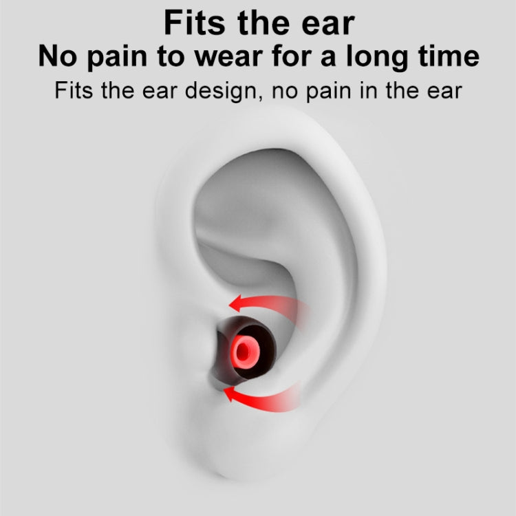 QKZ GJES 6-in-1 In-Ear Earphone Silicone Ear Caps(Black Red) - Apple Accessories by QKZ | Online Shopping UK | buy2fix