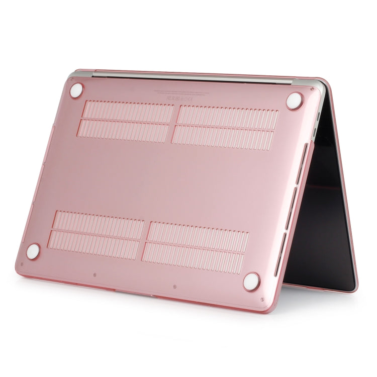 For MacBook Air 13.6 inch A2681 2022 Laptop Crystal Style Protective Case(Pink) - MacBook Air Cases by buy2fix | Online Shopping UK | buy2fix