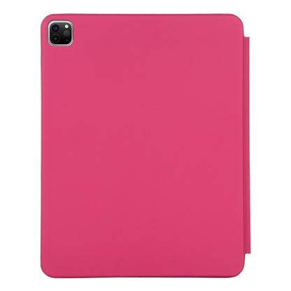 For iPad Pro 11 2022 / 2021 / 2020 3-fold Horizontal Flip Smart Leather Tablet Case with Sleep / Wake-up Function & Holder(Rose Red) - iPad Pro 11 (2022/2021) Cases by buy2fix | Online Shopping UK | buy2fix