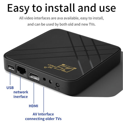 D9 PRO 2.4G/5G WIFI 4K HD Android TV Box, Memory:8GB+128GB(AU Plug) - Consumer Electronics by buy2fix | Online Shopping UK | buy2fix