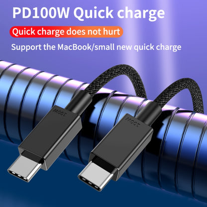 100W USB-C / Type-C to USB-C / Type-C Fast Charging Data Cable, Length:1m(Black) -  by buy2fix | Online Shopping UK | buy2fix