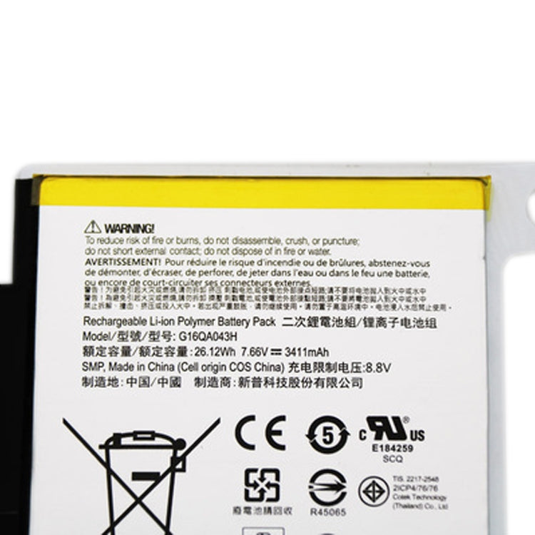 7.66V 3411mAh For Microsoft Surface Go Li-Polymer Battery Replacement - Others by buy2fix | Online Shopping UK | buy2fix