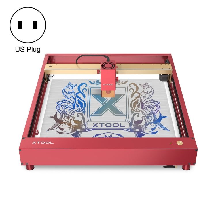 XTOOL D1 Pro-20W High Accuracy DIY Laser Engraving & Cutting Machine, Plug Type:US Plug(Golden Red) - DIY Engraving Machines by XTOOL | Online Shopping UK | buy2fix