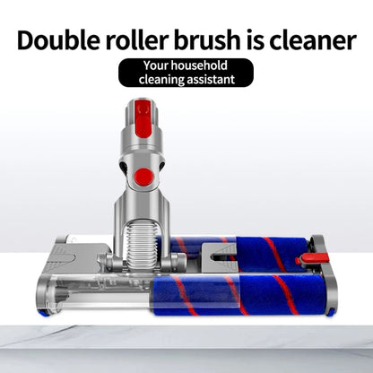 For Dyson V7 / V8 / V10 / V11 Double Roller Brush Universal Electric Floor Brush - Consumer Electronics by buy2fix | Online Shopping UK | buy2fix