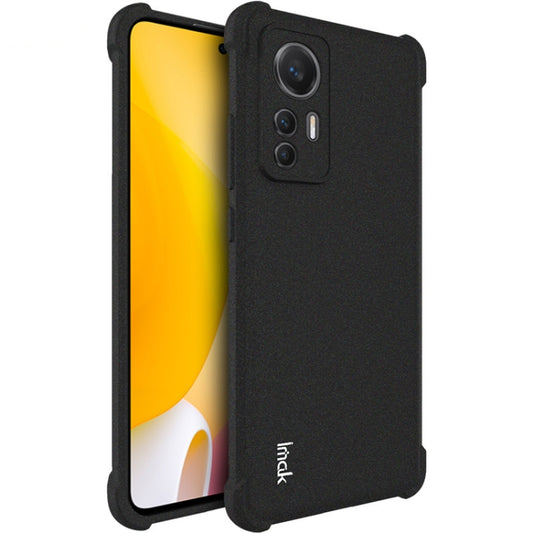 For Xiaomi 12 Lite 5G IMAK All-inclusive Shockproof Airbag TPU Phone Case (Matte Black) - Xiaomi Cases by imak | Online Shopping UK | buy2fix