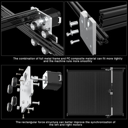 NEJE MASTER 3 MAX Laser Engraver with A40640 Dual Laser Beam Module(US Plug) - DIY Engraving Machines by NEJE | Online Shopping UK | buy2fix