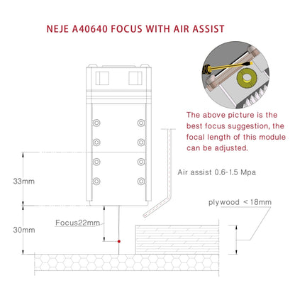 NEJE MASTER 3 MAX Laser Engraver with A40640 Dual Laser Beam Module(US Plug) - DIY Engraving Machines by NEJE | Online Shopping UK | buy2fix