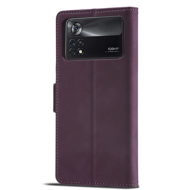 For Xiaomi Poco M4 Pro 4G Forwenw Dual-side Buckle Leather Phone Case(Wine Red) - Xiaomi Cases by Forwenw | Online Shopping UK | buy2fix