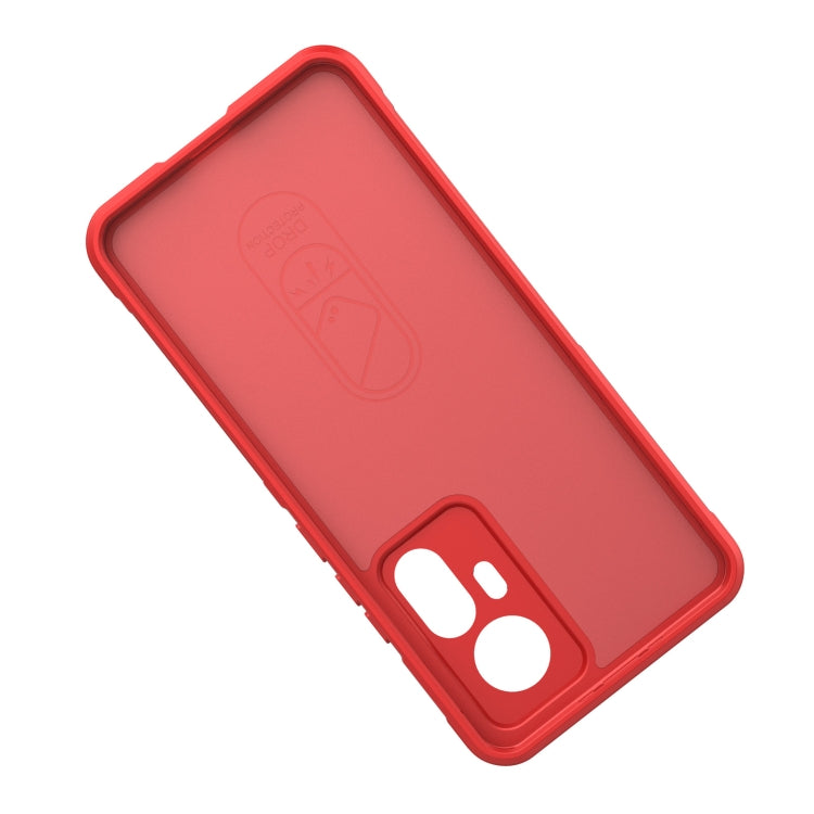 For Xiaomi Redmi K50 Ultra / Xiaomi 12T Magic Shield TPU + Flannel Phone Case(Red) - Xiaomi Cases by buy2fix | Online Shopping UK | buy2fix