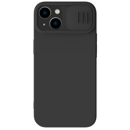 For iPhone 14 NILLKIN CamShield MagSafe Liquid Silicone Phone Case(Black) - iPhone 14 Cases by NILLKIN | Online Shopping UK | buy2fix
