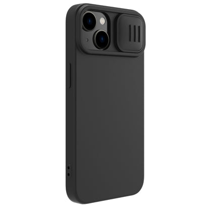 For iPhone 14 NILLKIN CamShield Liquid Silicone Phone Case(Black) - iPhone 14 Cases by NILLKIN | Online Shopping UK | buy2fix