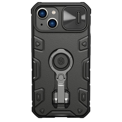 For iPhone 14 Plus  NILLKIN CamShield Armor Pro Magnetic Phone Case(Black) - iPhone 14 Plus Cases by NILLKIN | Online Shopping UK | buy2fix