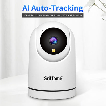 SriHome SH042 2.0MP 1080P HD AI WiFi Pan-tilt Surveillance Camera(AU Plug) - Security by SriHome | Online Shopping UK | buy2fix