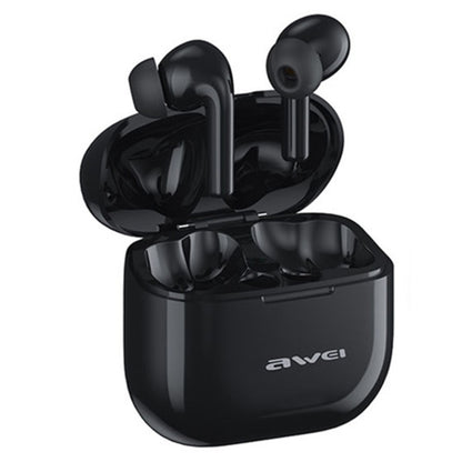 awei T1 Pro True Sports Earbuds With Charging Case(Black) - Bluetooth Earphone by awei | Online Shopping UK | buy2fix