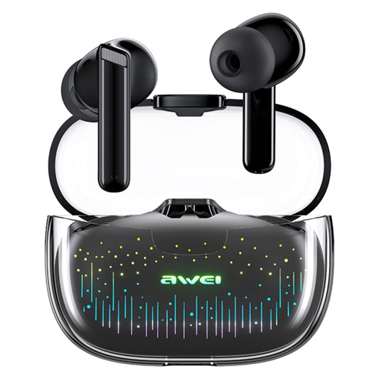 awei T52 Pro True Wireles Gaming Bluetooth Earbuds(Starry Pattern) - Bluetooth Earphone by awei | Online Shopping UK | buy2fix