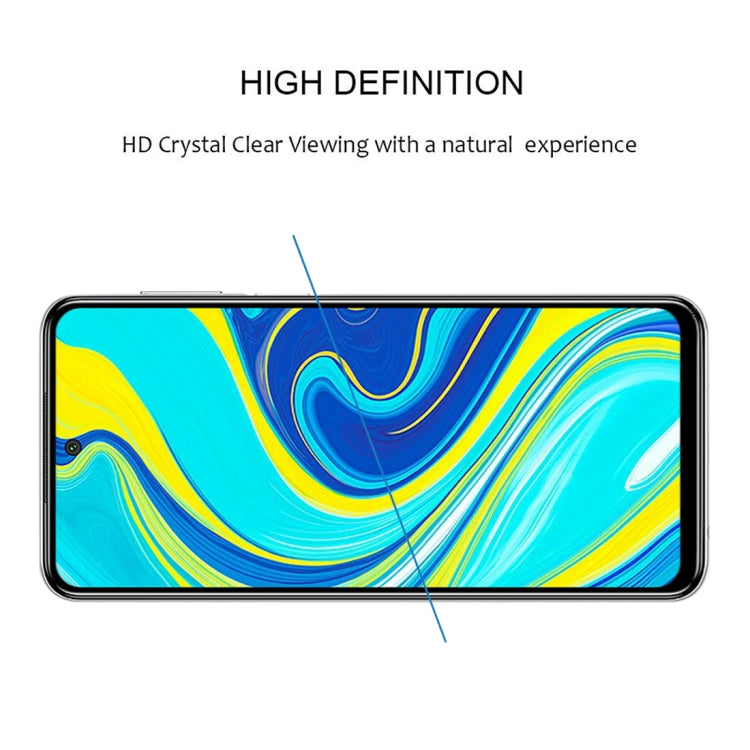 For Xiaomi Redmi Note 9 Pro 9H Surface Hardness 2.5D Full Glue Full Screen Tempered Glass Film -  by buy2fix | Online Shopping UK | buy2fix