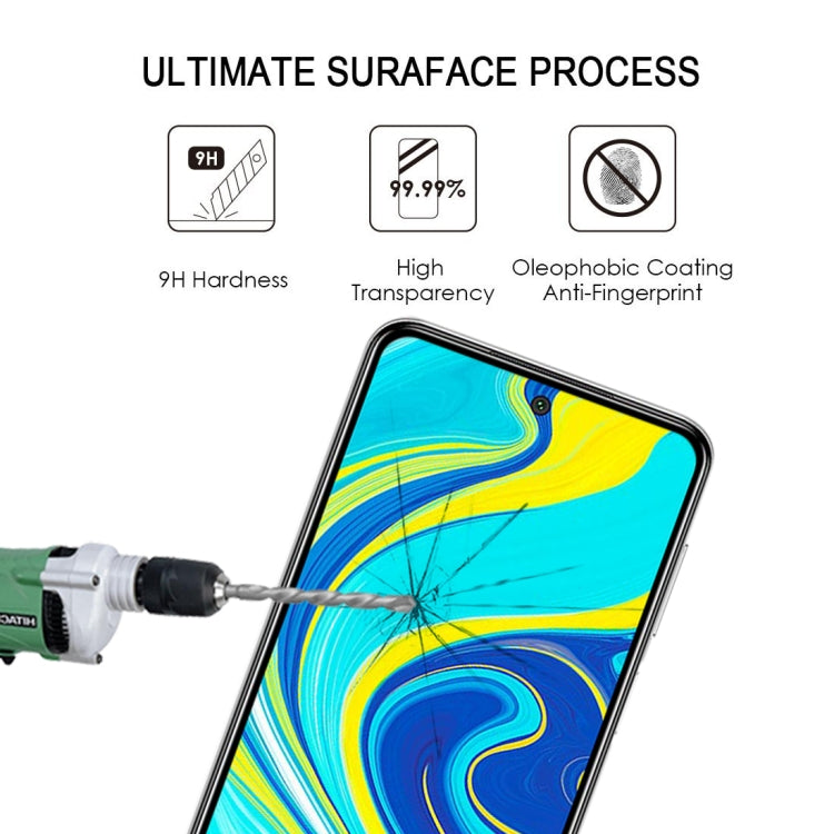 For Xiaomi Redmi Note 9 Pro 9H Surface Hardness 2.5D Full Glue Full Screen Tempered Glass Film -  by buy2fix | Online Shopping UK | buy2fix