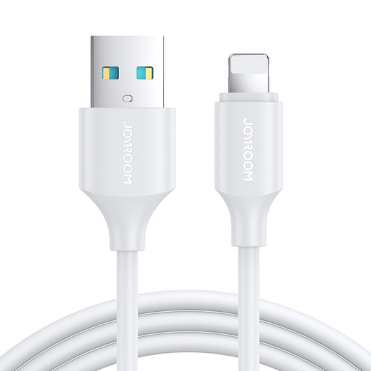 JOYROOM S-UL012A9 2.4A USB to 8 Pin Fast Charging Data Cable, Length:1m(White) - Normal Style Cable by JOYROOM | Online Shopping UK | buy2fix