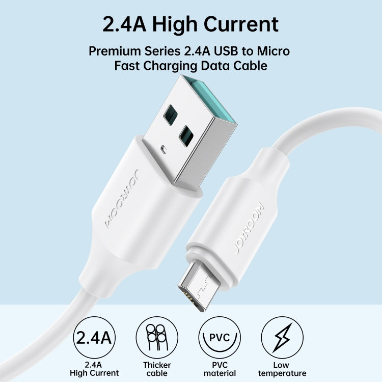 JOYROOM S-UM018A9 2.4A USB to Micro USB Fast Charging Data Cable, Length:2m(Black) -  by JOYROOM | Online Shopping UK | buy2fix