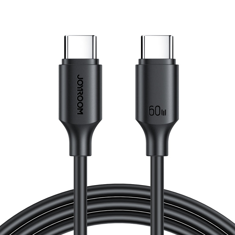 JOYROOM S-CC060A9 60W USB-C/Type-C to USB-C/Type-C Fast Charging Data Cable, Length: 1m(Black) -  by JOYROOM | Online Shopping UK | buy2fix