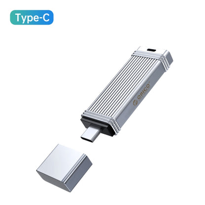 ORICO 64GB Type-C USB3.2 Gen1 USB Flash Drive, Read 260MB/s, Write 50MB/s (Silver) - USB Flash Drives by ORICO | Online Shopping UK | buy2fix
