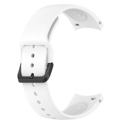 For Xiaomi Watch S1 Pro Silicone Watch Band(White) - Watch Bands by buy2fix | Online Shopping UK | buy2fix